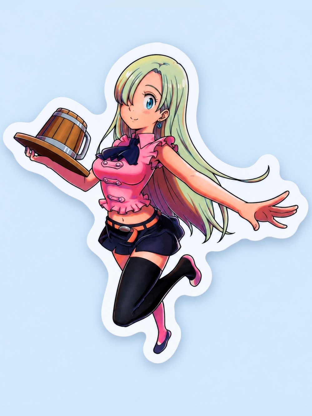 Elizabeth Liones | Seven Deadly Sins | Anime Vinyl Sticker | 5/$10